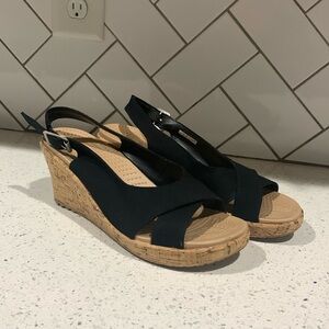 Croc wedge heels. Women’s size 8